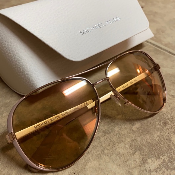 Rose Gold Michael Kors (MK 5004 Chelsea) Aviators